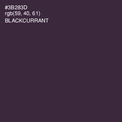 #3B283D - Blackcurrant Color Image