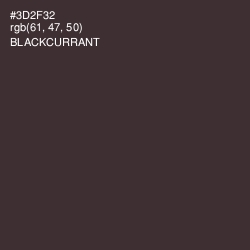 #3D2F32 - Blackcurrant Color Image