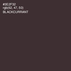 #3E2F32 - Blackcurrant Color Image