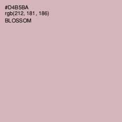 #D4B5BA - Blossom Color Image