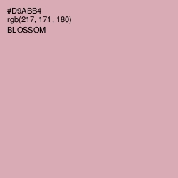 #D9ABB4 - Blossom Color Image