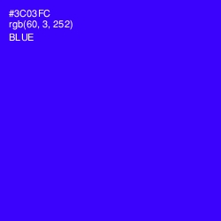 #3C03FC - Blue Color Image