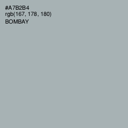 #A7B2B4 - Bombay Color Image