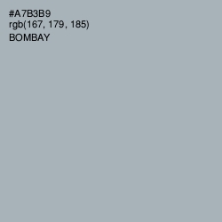 #A7B3B9 - Bombay Color Image