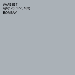 #AAB1B7 - Bombay Color Image