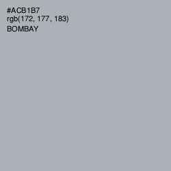 #ACB1B7 - Bombay Color Image
