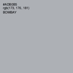 #ADB0B5 - Bombay Color Image