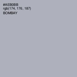 #AEB0BB - Bombay Color Image