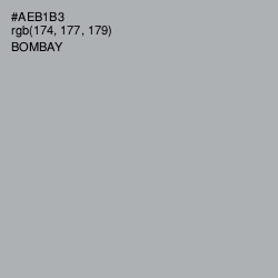 #AEB1B3 - Bombay Color Image