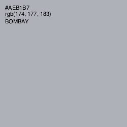 #AEB1B7 - Bombay Color Image