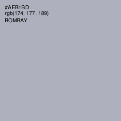 #AEB1BD - Bombay Color Image