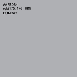 #AFB0B4 - Bombay Color Image
