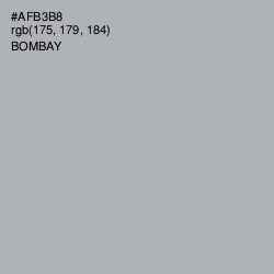 #AFB3B8 - Bombay Color Image