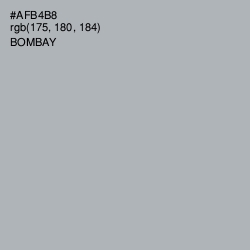#AFB4B8 - Bombay Color Image
