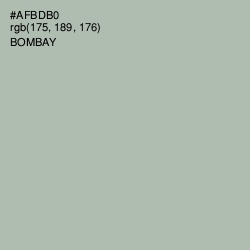 #AFBDB0 - Bombay Color Image