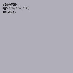 #B0AFB9 - Bombay Color Image