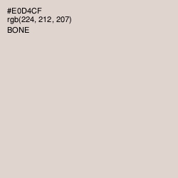 #E0D4CF - Bone Color Image