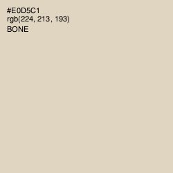 #E0D5C1 - Bone Color Image