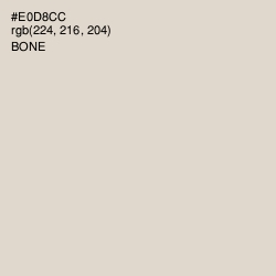#E0D8CC - Bone Color Image