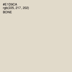 #E1D9CA - Bone Color Image