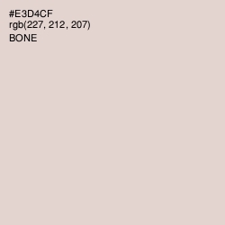 #E3D4CF - Bone Color Image