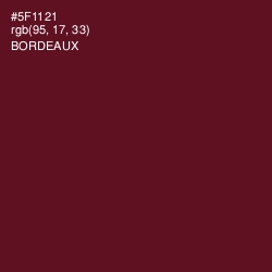 #5F1121 - Bordeaux Color Image