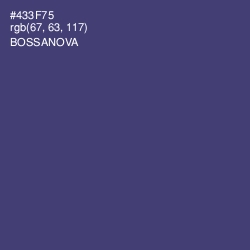 #433F75 - Bossanova Color Image