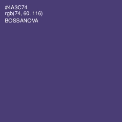 #4A3C74 - Bossanova Color Image