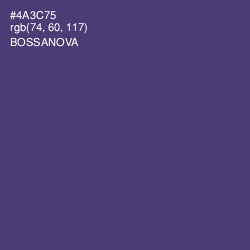 #4A3C75 - Bossanova Color Image