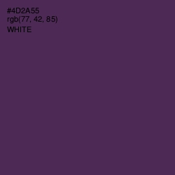#4D2A55 - Bossanova Color Image