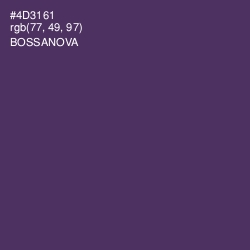 #4D3161 - Bossanova Color Image