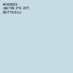#C6DBE3 - Botticelli Color Image