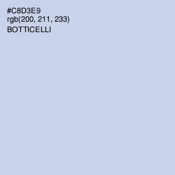 #C8D3E9 - Botticelli Color Image