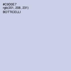 #C9D0E7 - Botticelli Color Image