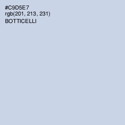 #C9D5E7 - Botticelli Color Image