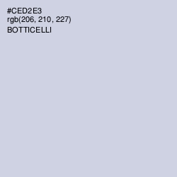 #CED2E3 - Botticelli Color Image