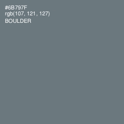 #6B797F - Boulder Color Image
