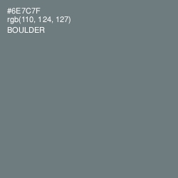 #6E7C7F - Boulder Color Image