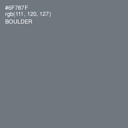 #6F787F - Boulder Color Image