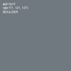 #6F797F - Boulder Color Image