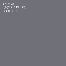 #707178 - Boulder Color Image