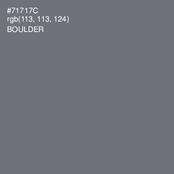#71717C - Boulder Color Image