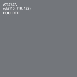 #73767A - Boulder Color Image