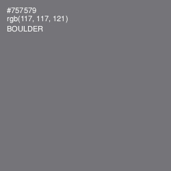#757579 - Boulder Color Image