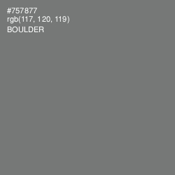 #757877 - Boulder Color Image