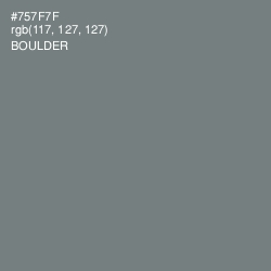 #757F7F - Boulder Color Image