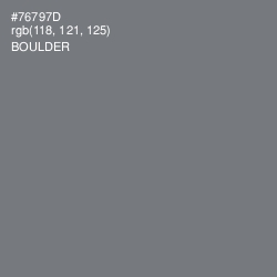 #76797D - Boulder Color Image