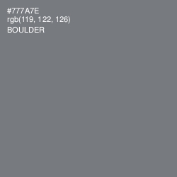 #777A7E - Boulder Color Image