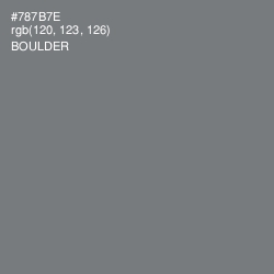 #787B7E - Boulder Color Image