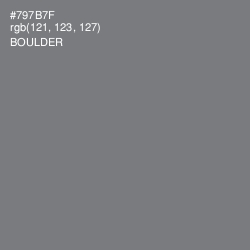 #797B7F - Boulder Color Image